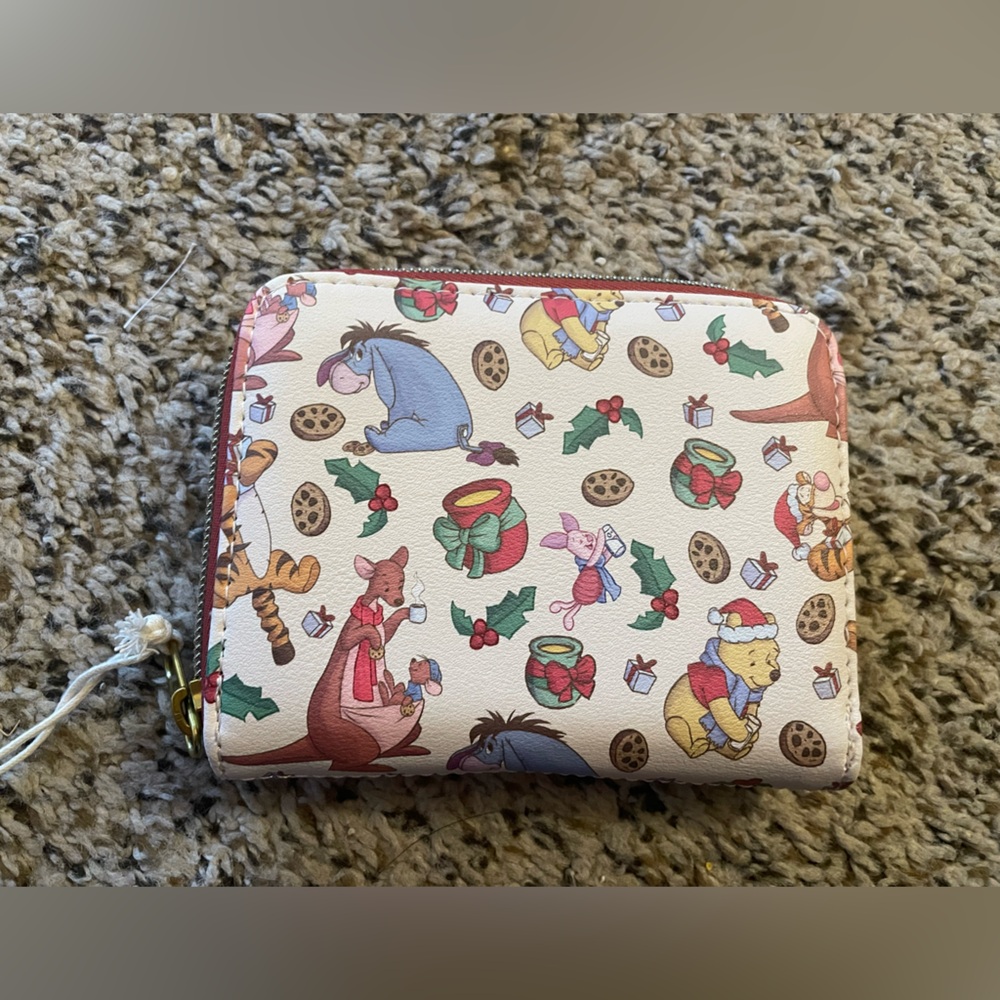 Loungefly Disney Winnie the Pooh and Friends Holiday Wallet Cookies